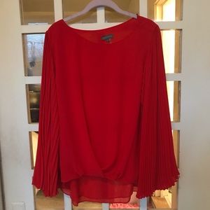 Gorgeous red blouse—perfect for Valentine’s Day!